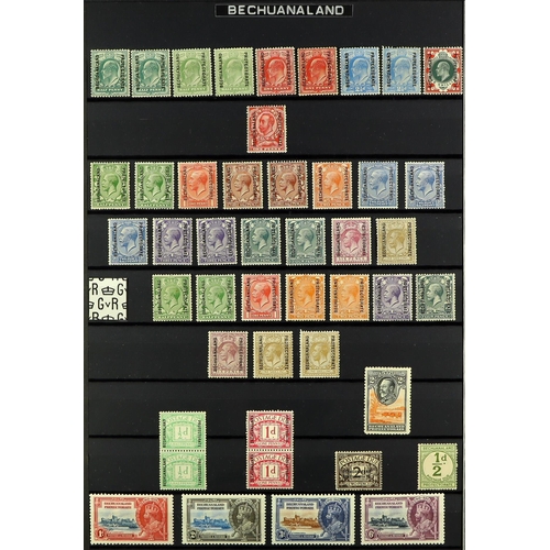 339 - BECHUANALAND 1885 - 1936 MINT COLLECTION on protective pages, includes many sets (85 stamps) Lot 339... 