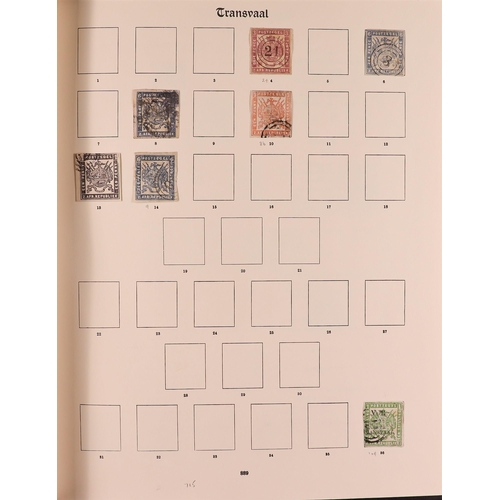 34 - COMMONWEALTH & GB USED COLLECTION of QV to KGV stamps in both volumes of the SG 