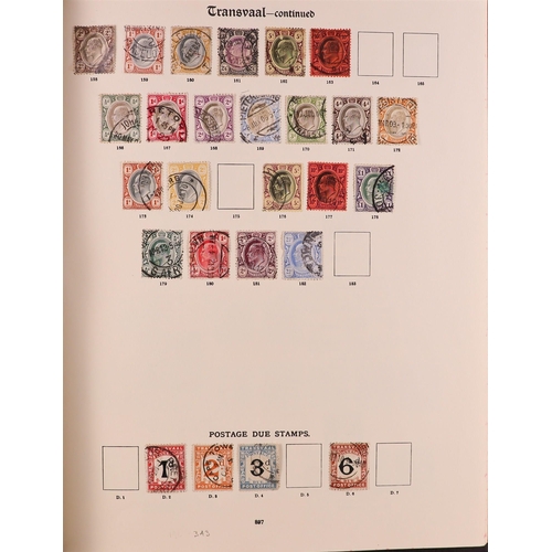 34 - COMMONWEALTH & GB USED COLLECTION of QV to KGV stamps in both volumes of the SG 