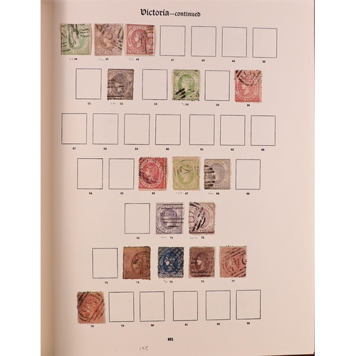 34 - COMMONWEALTH & GB USED COLLECTION of QV to KGV stamps in both volumes of the SG 