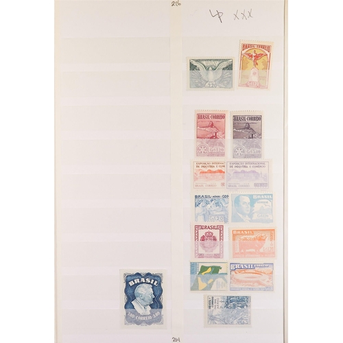 362 - BRAZIL 1900 - 1952 MINT / NEVER HINGED MINT COLLECTION of around 230 stamps & miniature sheets on st... 