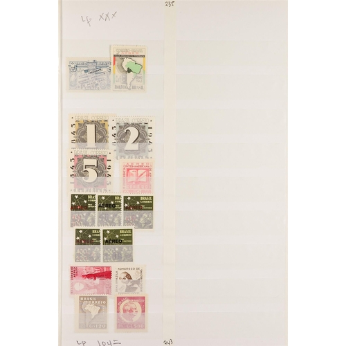 362 - BRAZIL 1900 - 1952 MINT / NEVER HINGED MINT COLLECTION of around 230 stamps & miniature sheets on st... 