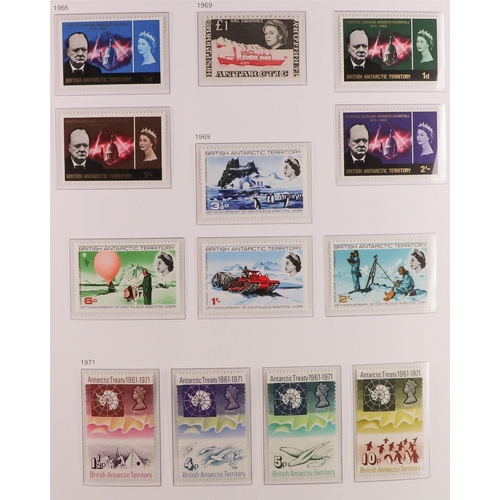 364 - BR. ANTARCTIC TERR. 1963 - 2005 COMPLETE NHM COLLECTION on Davo pages. Also includes a selection of ... 