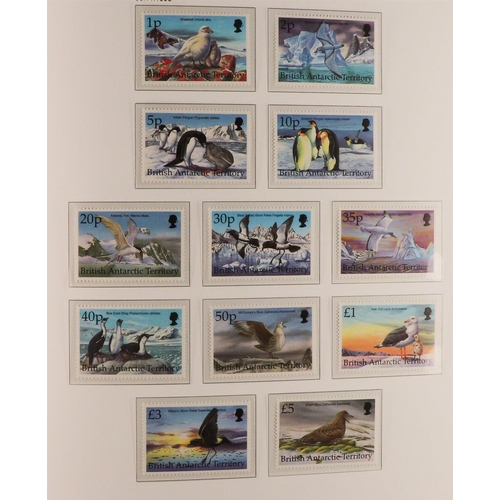 364 - BR. ANTARCTIC TERR. 1963 - 2005 COMPLETE NHM COLLECTION on Davo pages. Also includes a selection of ... 