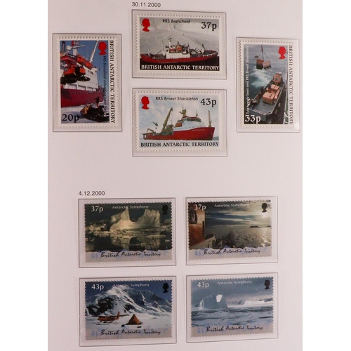 364 - BR. ANTARCTIC TERR. 1963 - 2005 COMPLETE NHM COLLECTION on Davo pages. Also includes a selection of ... 