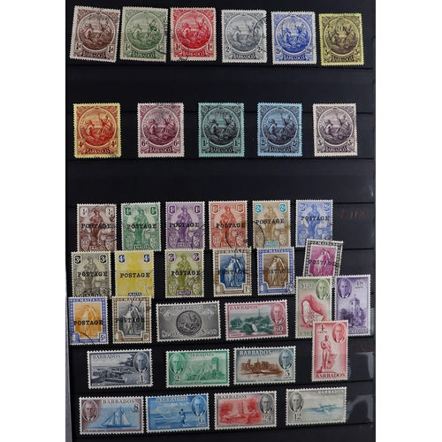 38 - COMMONWEALTH valuable mint & used collection in large stock book of 19th Century to 1950's sets and ... 