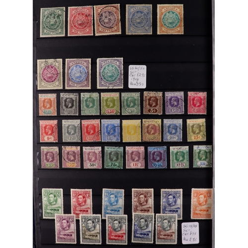 38 - COMMONWEALTH valuable mint & used collection in large stock book of 19th Century to 1950's sets and ... 