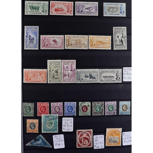 38 - COMMONWEALTH valuable mint & used collection in large stock book of 19th Century to 1950's sets and ... 