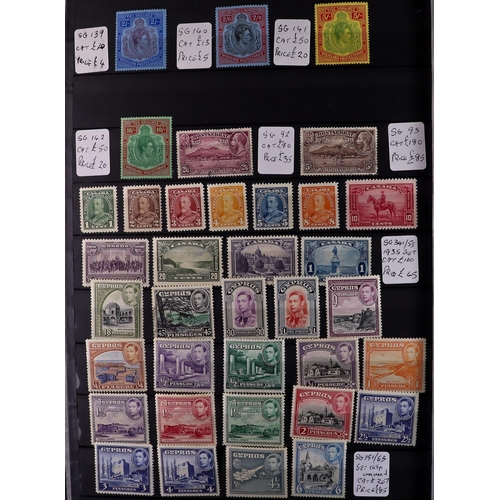 38 - COMMONWEALTH valuable mint & used collection in large stock book of 19th Century to 1950's sets and ... 