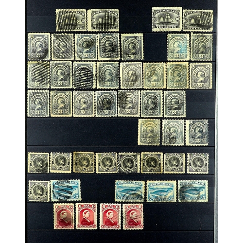 401 - CANADA - NEWFOUNDLAND 1857 - 1947 ESTATE ACCUMULATION of perhaps 1500 mint & used stamps on various ... 