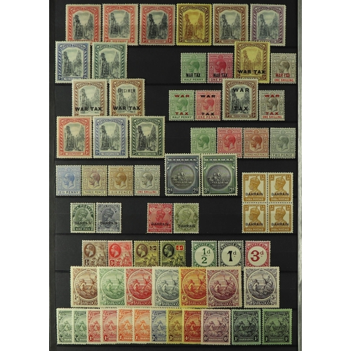 43 - COMMONWEALTH - KING GEORGE 5TH MINT COLLECTION of 750+ stamps on protective pages, many sets, higher... 