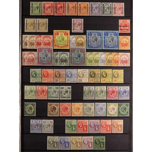 43 - COMMONWEALTH - KING GEORGE 5TH MINT COLLECTION of 750+ stamps on protective pages, many sets, higher... 