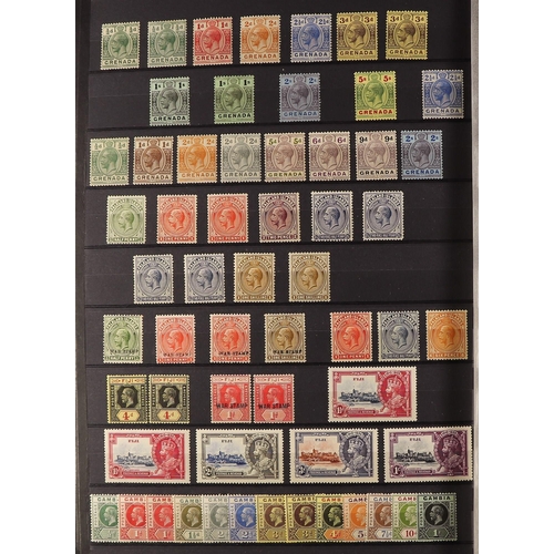 43 - COMMONWEALTH - KING GEORGE 5TH MINT COLLECTION of 750+ stamps on protective pages, many sets, higher... 