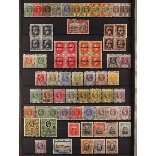 43 - COMMONWEALTH - KING GEORGE 5TH MINT COLLECTION of 750+ stamps on protective pages, many sets, higher... 