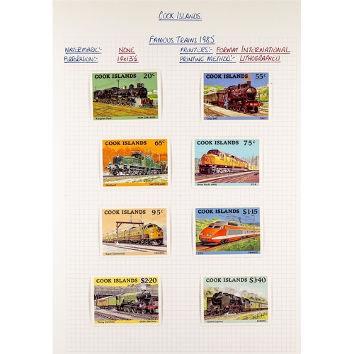 440 - COOK IS. 1953 - 2000 COLLECTION. A rather beautiful (in our opinion!) collection of mint & never hin... 