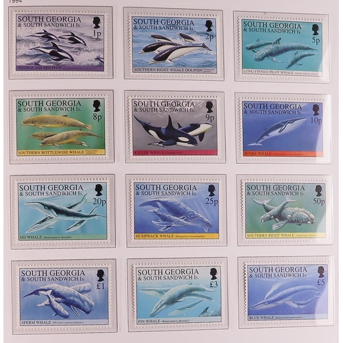 479 - FALKLAND IS. DEPS. 1944 - 2009 NEVER HINGED MINT COLLECTION of Dependencies and South Georgia on hin... 