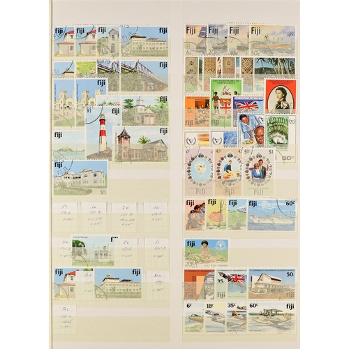 491 - FIJI 1953 - 2000 COLLECTION of 800+ used stamps, near-complete for the period (SG 278 - 1096) with m... 