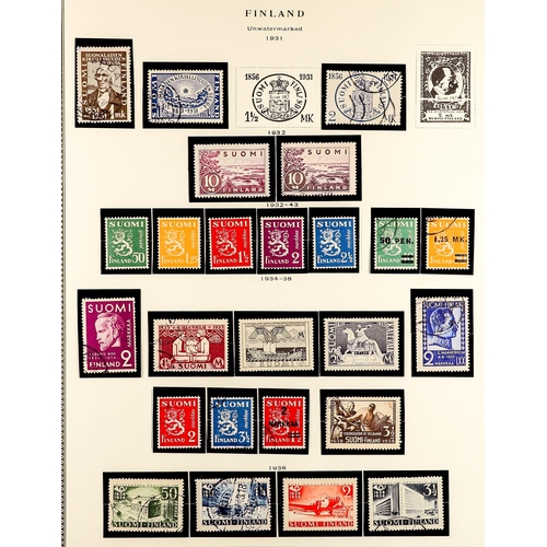 492 - FINLAND 1860 - 1987 COLLECTION of over 900 mint & used stamps and miniature sheets on album pages, n... 