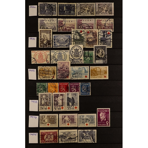 493 - FINLAND 1860 - 2010's ACCUMULATION IN CARTON of mint / never hinged mint & used stamps and miniature... 