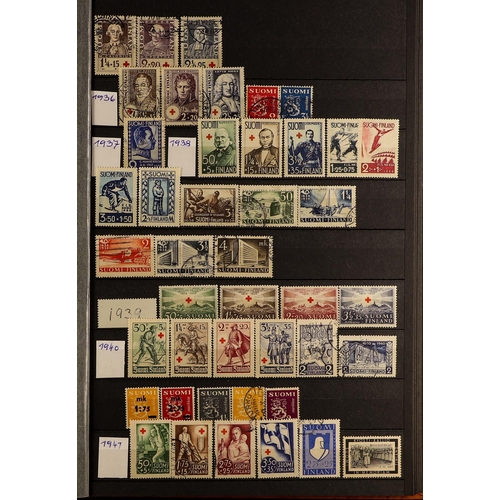 493 - FINLAND 1860 - 2010's ACCUMULATION IN CARTON of mint / never hinged mint & used stamps and miniature... 