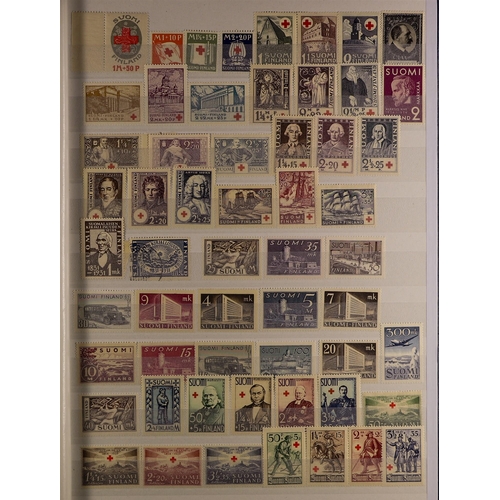 493 - FINLAND 1860 - 2010's ACCUMULATION IN CARTON of mint / never hinged mint & used stamps and miniature... 