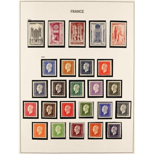 501 - FRANCE 1853 - 1976 COLLECTION of approx 1500 mint / used stamps in Davo France album, many better st... 