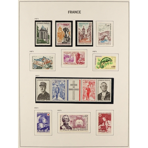 501 - FRANCE 1853 - 1976 COLLECTION of approx 1500 mint / used stamps in Davo France album, many better st... 