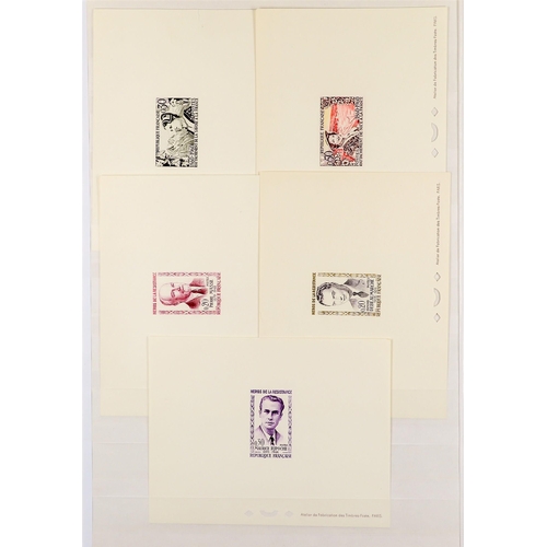 514 - FRANCE 1960 - 1963 EPREUVES DE LUXE collection of 48 items incl 1960 Annexation of Nice and Savoy se... 