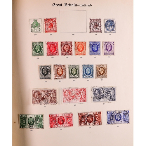 52 - GREAT BRITAIN & EMPIRE 1840-1936 USED COLLECTION in two Stanley Gibbons New Imperial albums, include... 