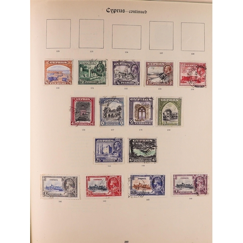 52 - GREAT BRITAIN & EMPIRE 1840-1936 USED COLLECTION in two Stanley Gibbons New Imperial albums, include... 