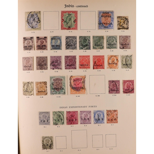 52 - GREAT BRITAIN & EMPIRE 1840-1936 USED COLLECTION in two Stanley Gibbons New Imperial albums, include... 