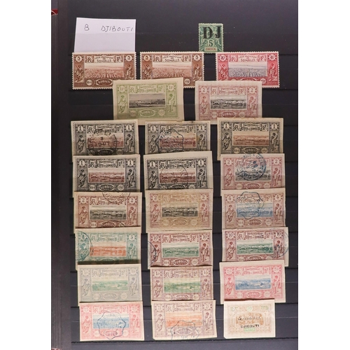 530 - FRENCH COLONIES COLLECTION/ACCUMULATION 19th Century to 2000's mint (later issues never hinged) and ... 