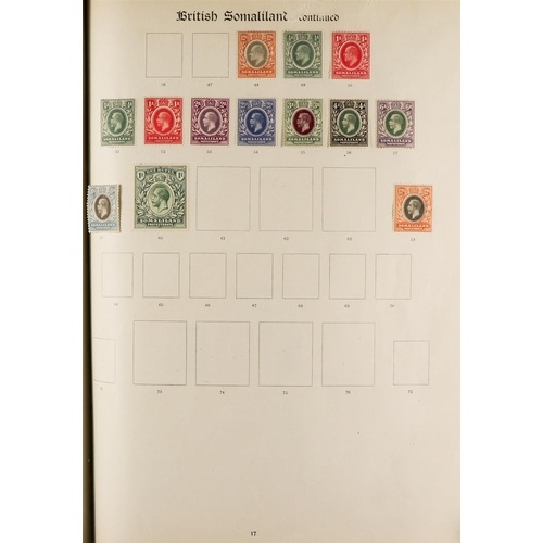 55 - BRITISH EMPIRE COLLECTION 1840-1935 mint & used stamps in the 1923 Imperial album, includes Great Br... 