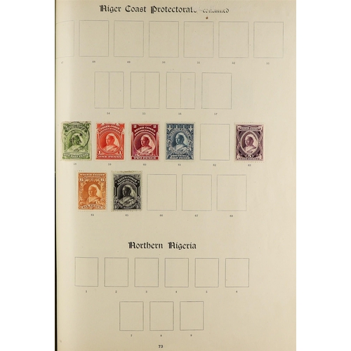 55 - BRITISH EMPIRE COLLECTION 1840-1935 mint & used stamps in the 1923 Imperial album, includes Great Br... 