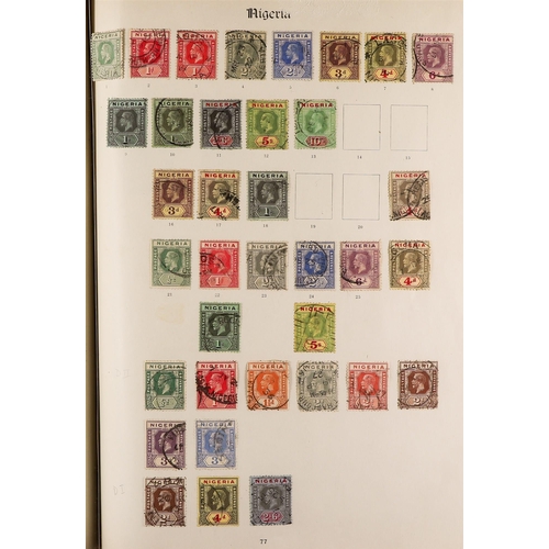 55 - BRITISH EMPIRE COLLECTION 1840-1935 mint & used stamps in the 1923 Imperial album, includes Great Br... 