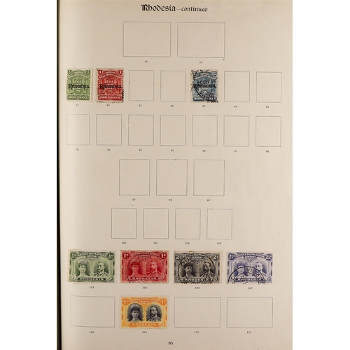 55 - BRITISH EMPIRE COLLECTION 1840-1935 mint & used stamps in the 1923 Imperial album, includes Great Br... 