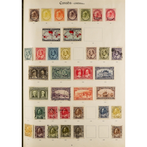 55 - BRITISH EMPIRE COLLECTION 1840-1935 mint & used stamps in the 1923 Imperial album, includes Great Br... 