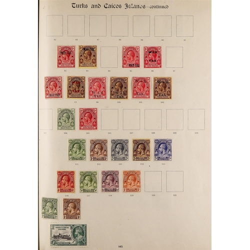 55 - BRITISH EMPIRE COLLECTION 1840-1935 mint & used stamps in the 1923 Imperial album, includes Great Br... 