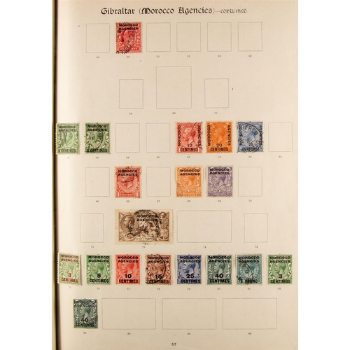 55 - BRITISH EMPIRE COLLECTION 1840-1935 mint & used stamps in the 1923 Imperial album, includes Great Br... 