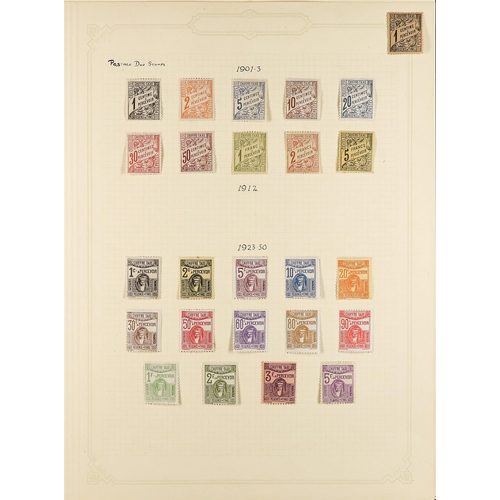 550 - FRENCH COLONIES TUNISIA 1888 - 1955 collection of 400+ mint stamps on album pages. Yvert cat €2500+.... 