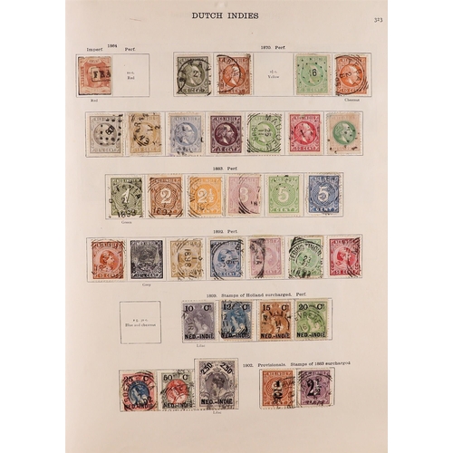 58 - 1850-1936 WORLD COLLECTION in two well filled New Ideal albums for the foreign countries issues, min... 