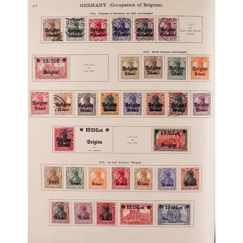 58 - 1850-1936 WORLD COLLECTION in two well filled New Ideal albums for the foreign countries issues, min... 