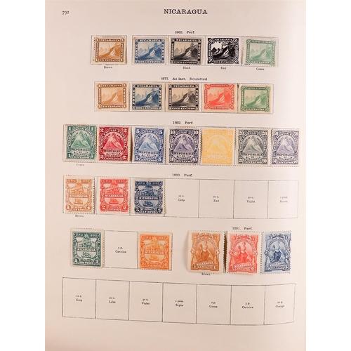 58 - 1850-1936 WORLD COLLECTION in two well filled New Ideal albums for the foreign countries issues, min... 