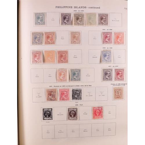 58 - 1850-1936 WORLD COLLECTION in two well filled New Ideal albums for the foreign countries issues, min... 