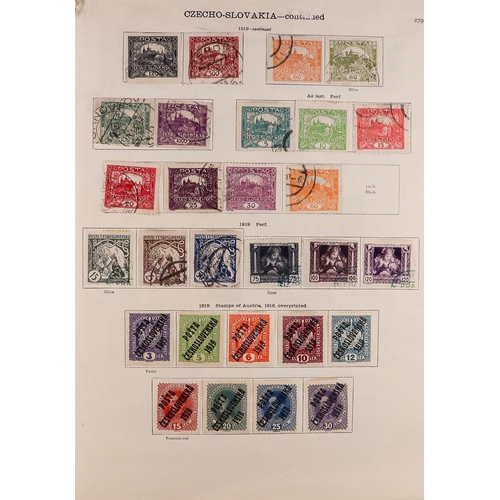 58 - 1850-1936 WORLD COLLECTION in two well filled New Ideal albums for the foreign countries issues, min... 