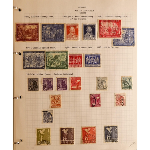 581 - GERMANY ACCUMULATION of mint & used stamps in albums and stock books, in a large carton. States, Inf... 