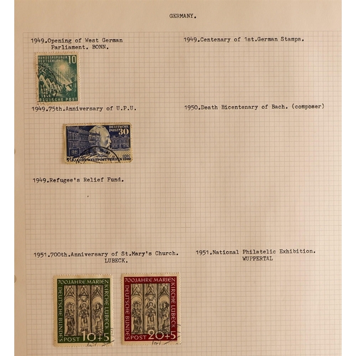 581 - GERMANY ACCUMULATION of mint & used stamps in albums and stock books, in a large carton. States, Inf... 