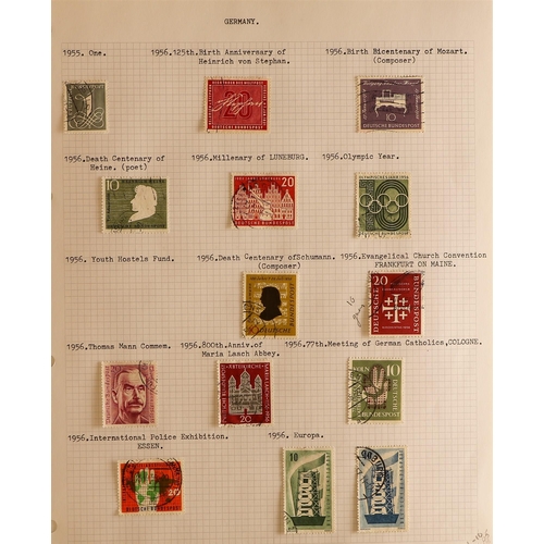 581 - GERMANY ACCUMULATION of mint & used stamps in albums and stock books, in a large carton. States, Inf... 