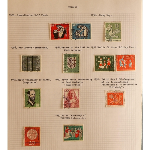 581 - GERMANY ACCUMULATION of mint & used stamps in albums and stock books, in a large carton. States, Inf... 