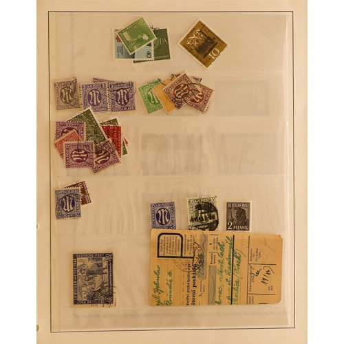 581 - GERMANY ACCUMULATION of mint & used stamps in albums and stock books, in a large carton. States, Inf... 